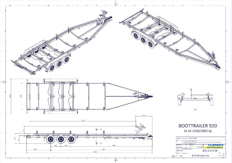 Vlemmix geremde boottrailer - Image 65